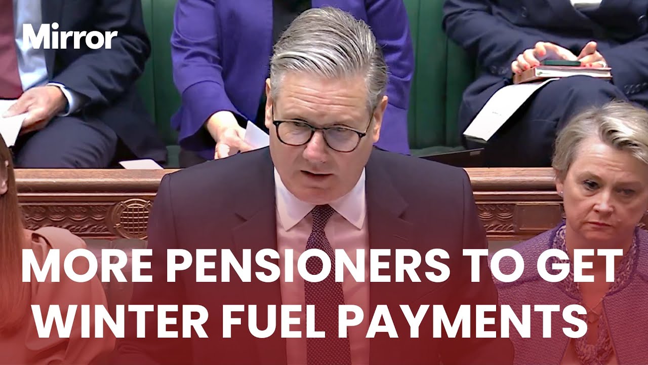 Starmer announces U-turn on winter fuel payment cuts Starmer announces U-turn on winter fuel payment cuts